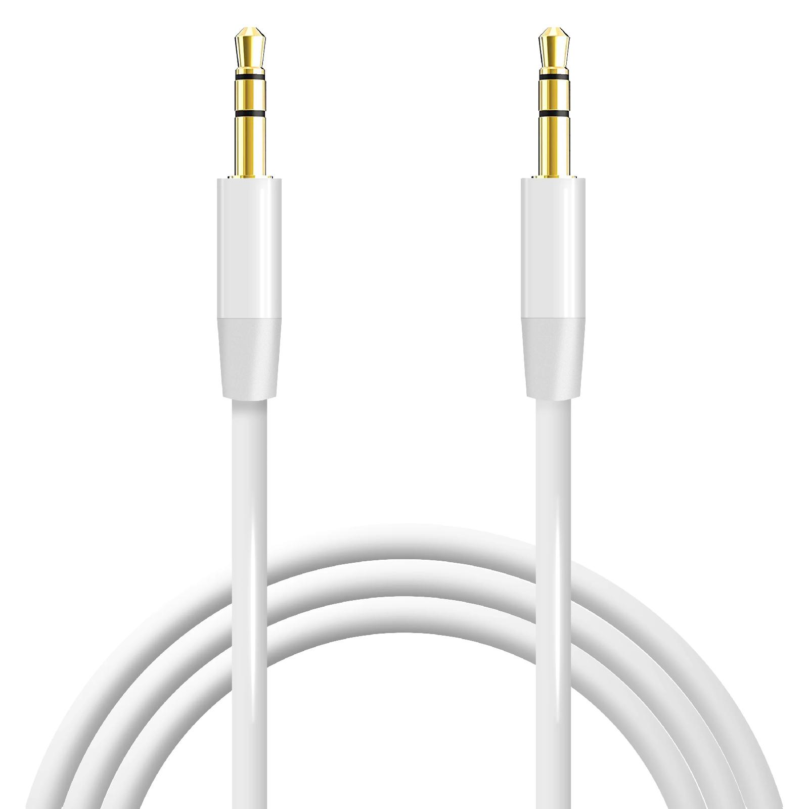 Sword Kabel SW-02AU Premium 3,5mm Audiokabel - 1m Länge für schnelle Übertragung